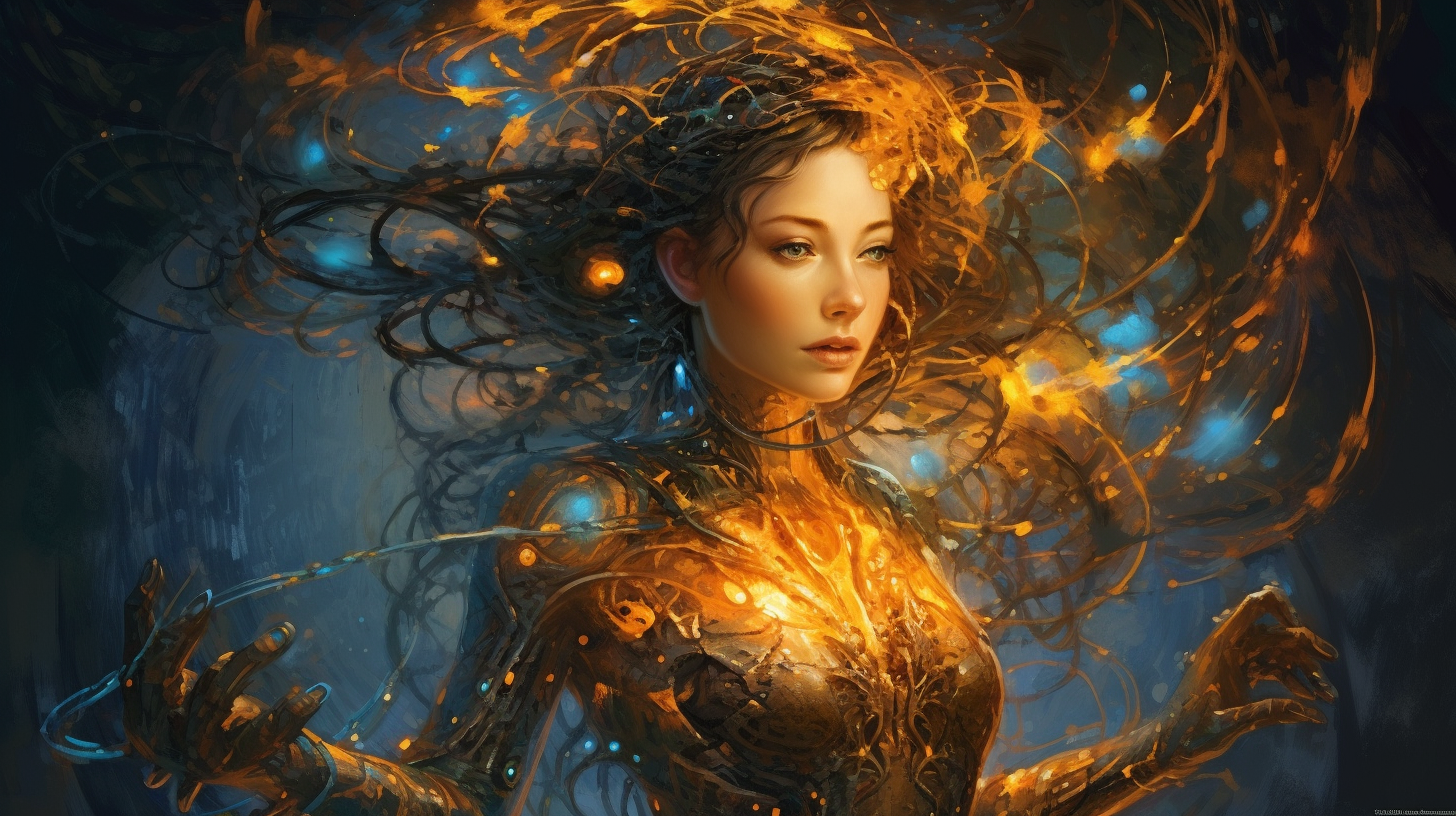 In the realm of cyberspace, she was invincible.