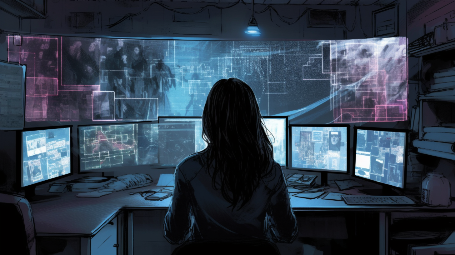 By day, she was Amelia Clarke, an unassuming cybersecurity expert working for a prominent technology firm. But by night, she shed her mundane identity to become the vigilante hacker, Cipher, determined to expose the dark underbelly of society.