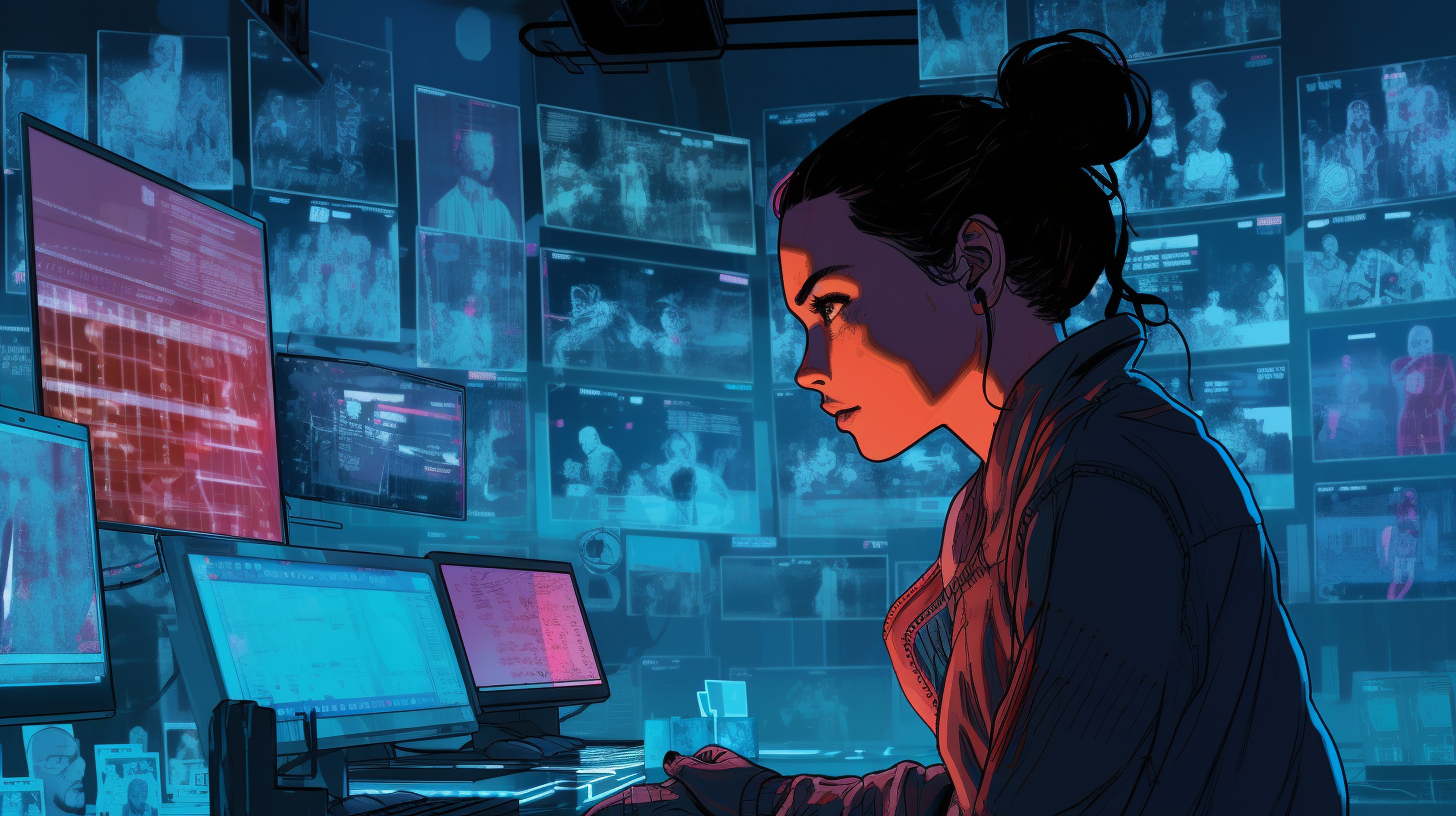 Driven by a thirst for justice, she dedicated her nights to penetrating their digital fortresses, dismantling their networks, and revealing their true faces to the world.