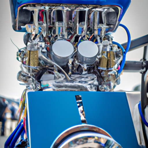 Drag racing motor