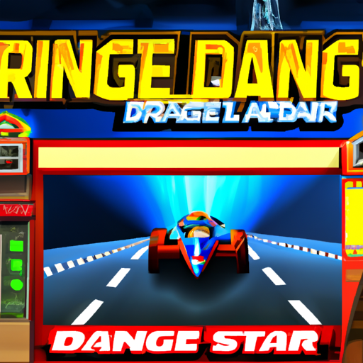 Drag racing video game