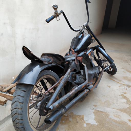 In the 1960s, the chopper style of motorcycle was developed. These bikes featured long forks and extended handlebars
