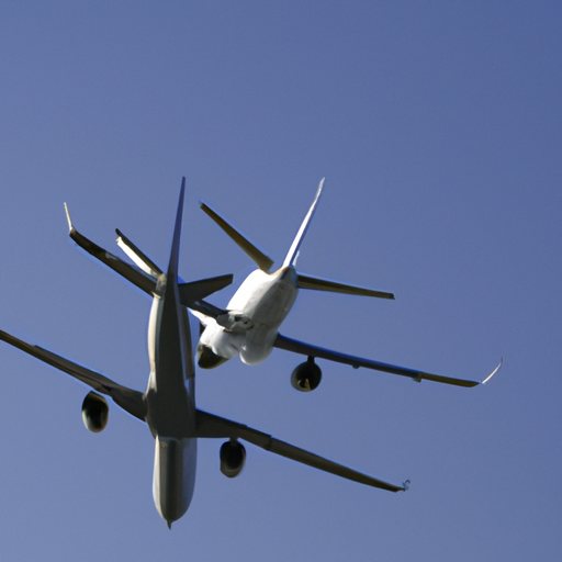 Mid-Air Collision: Two passenger jets colliding