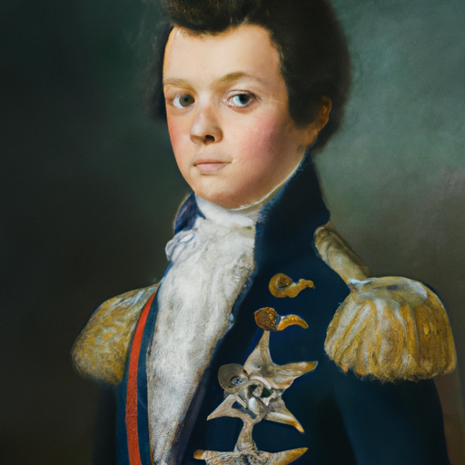 Napoleon Bonaparte at age 9