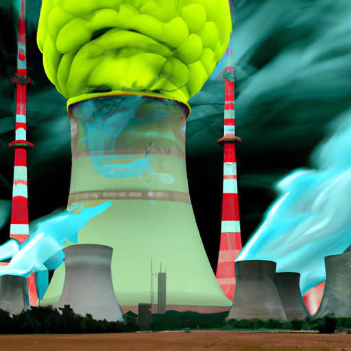 Nuclear power plant meltdown