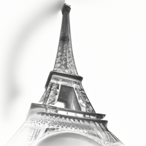 Pencil drawing of the Eiffel Tower