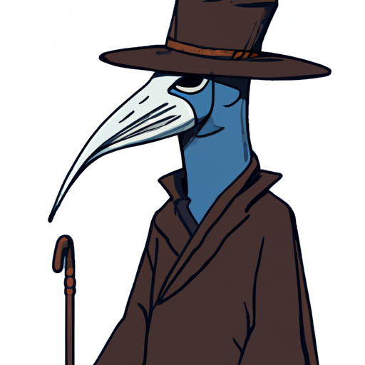 Super creepy plague doctor.