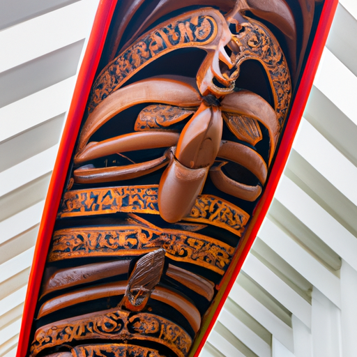 The Māori of New Zealand are known for their waka, or canoes, which are intricately carved and decorated (AI-generated)