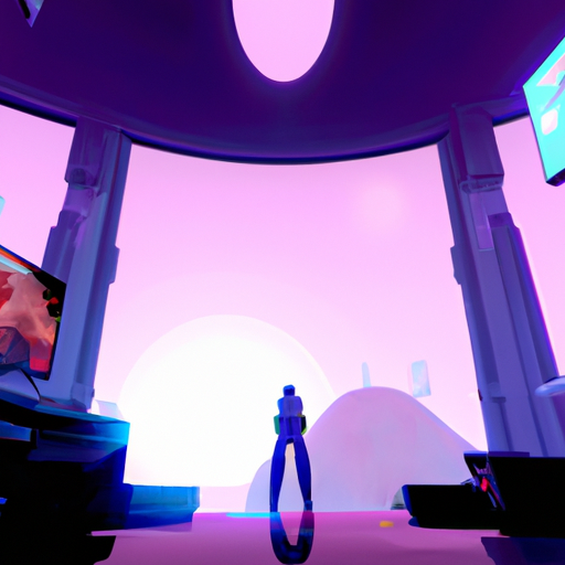 Video game in the future. Unbelievable graphics