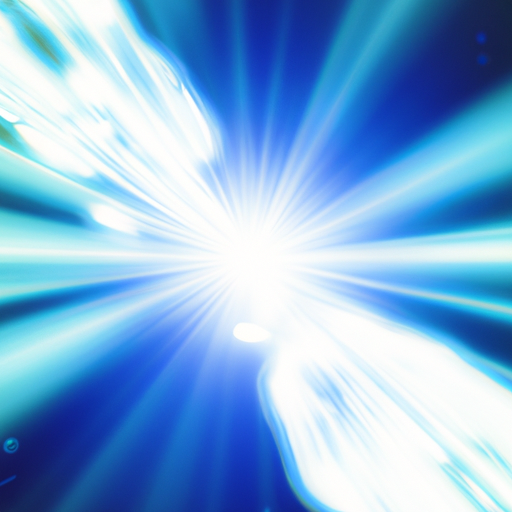 Space-age futuristic galaxy ascension to heaven