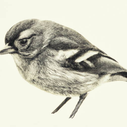 detailed cross hatch pencil drawing of bird