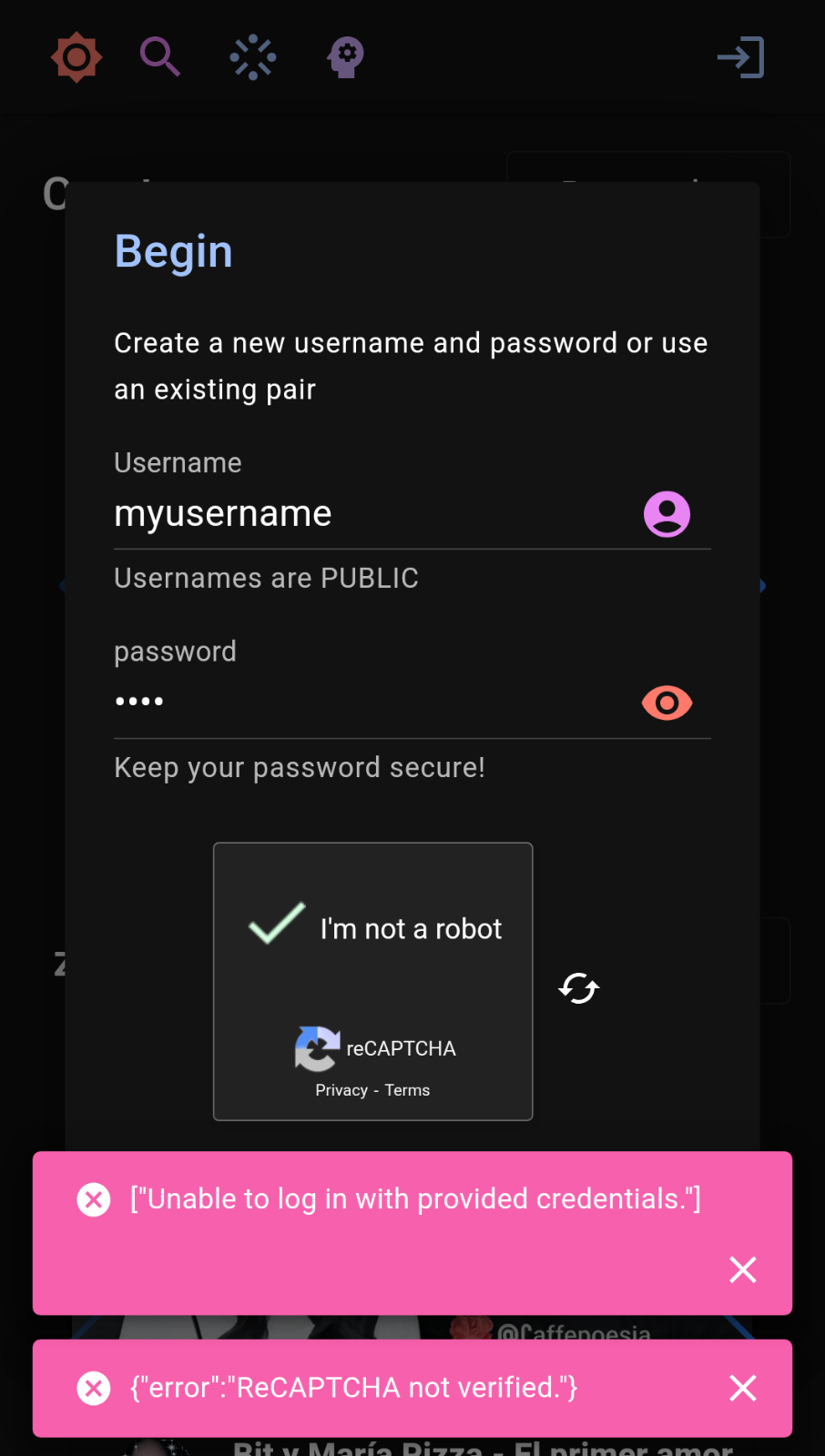 UI Feedback