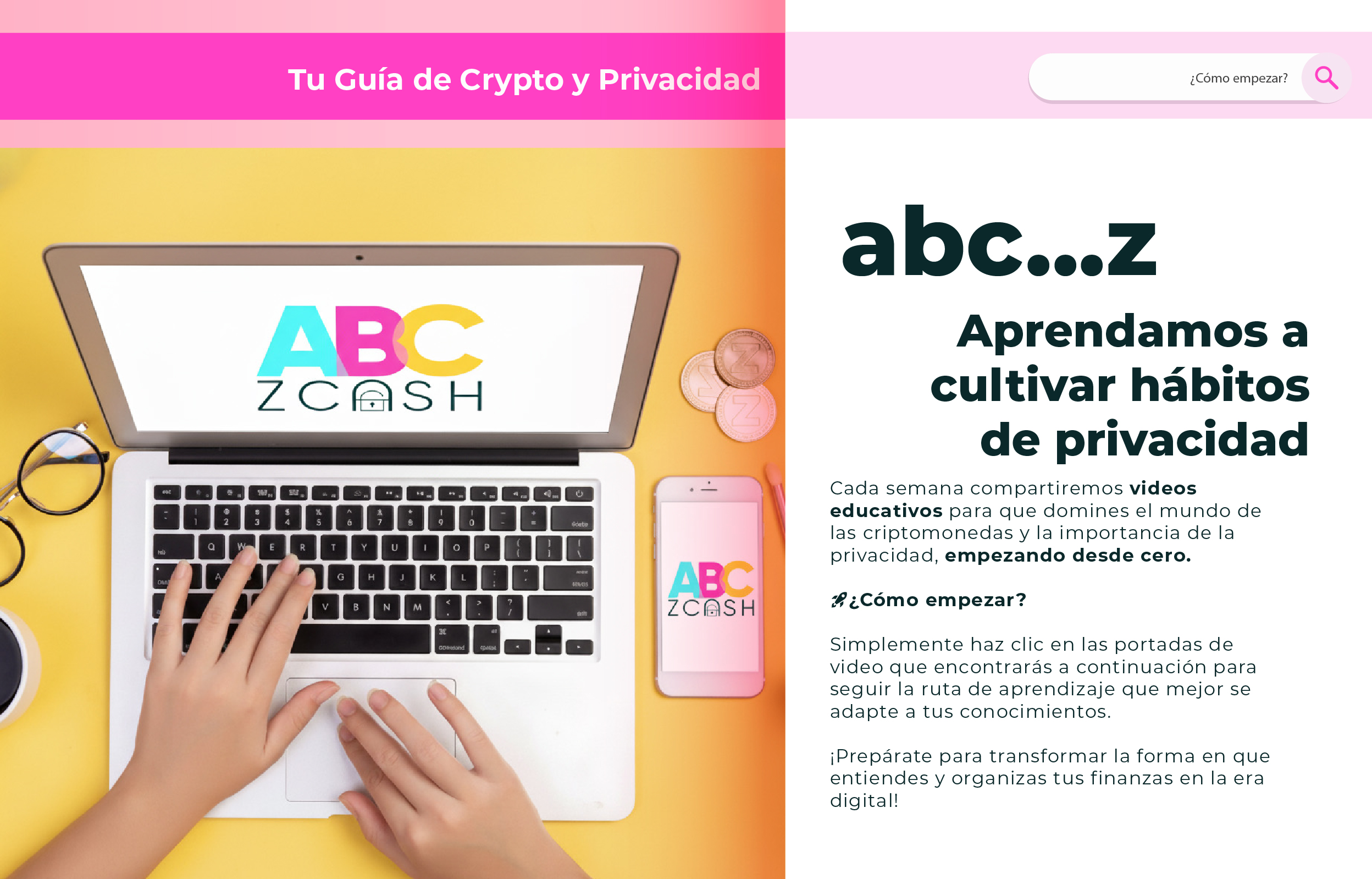 ABC Zcash - Pagina principal