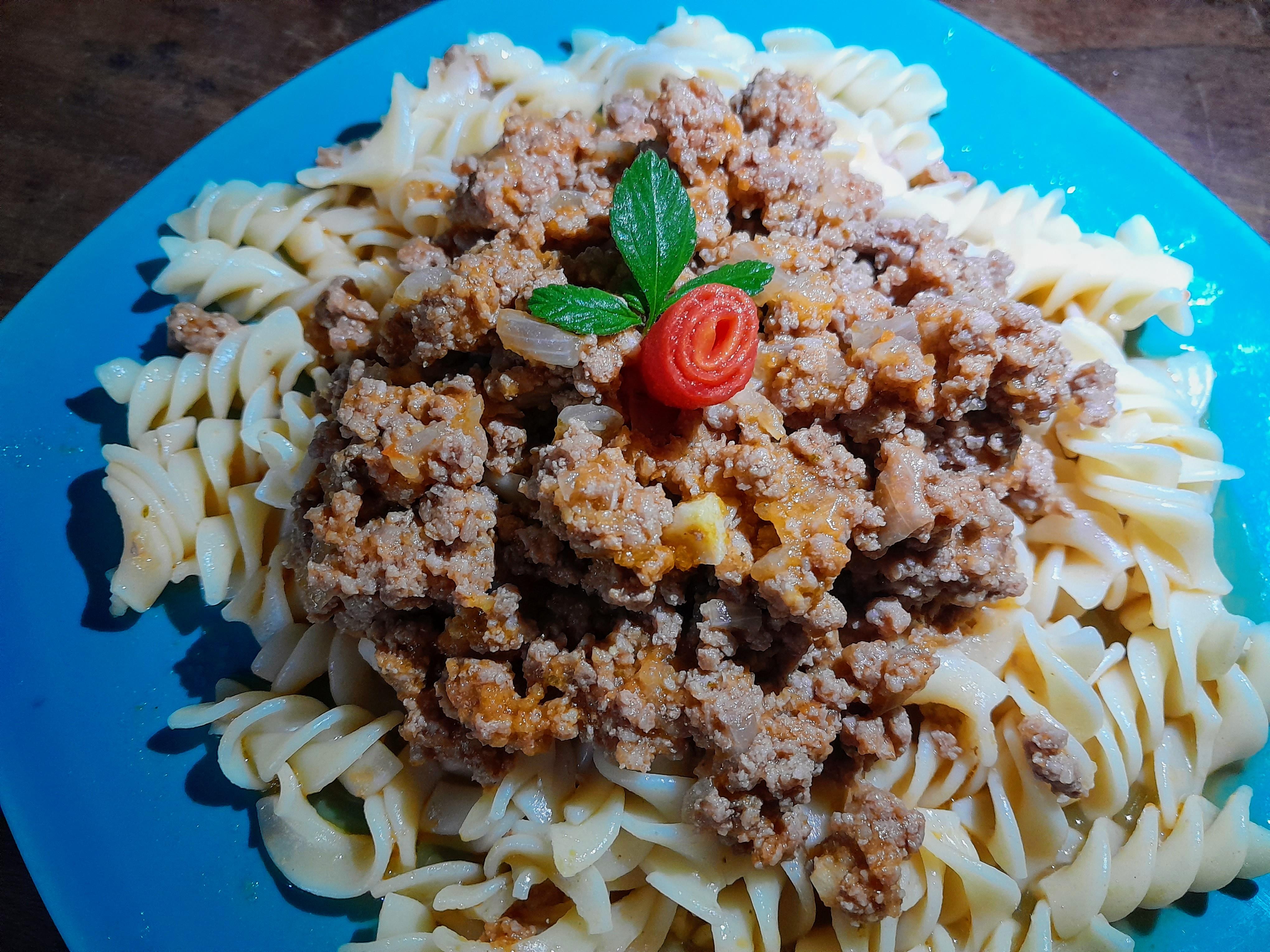 Mi receta de pasta con carne molida 🍝