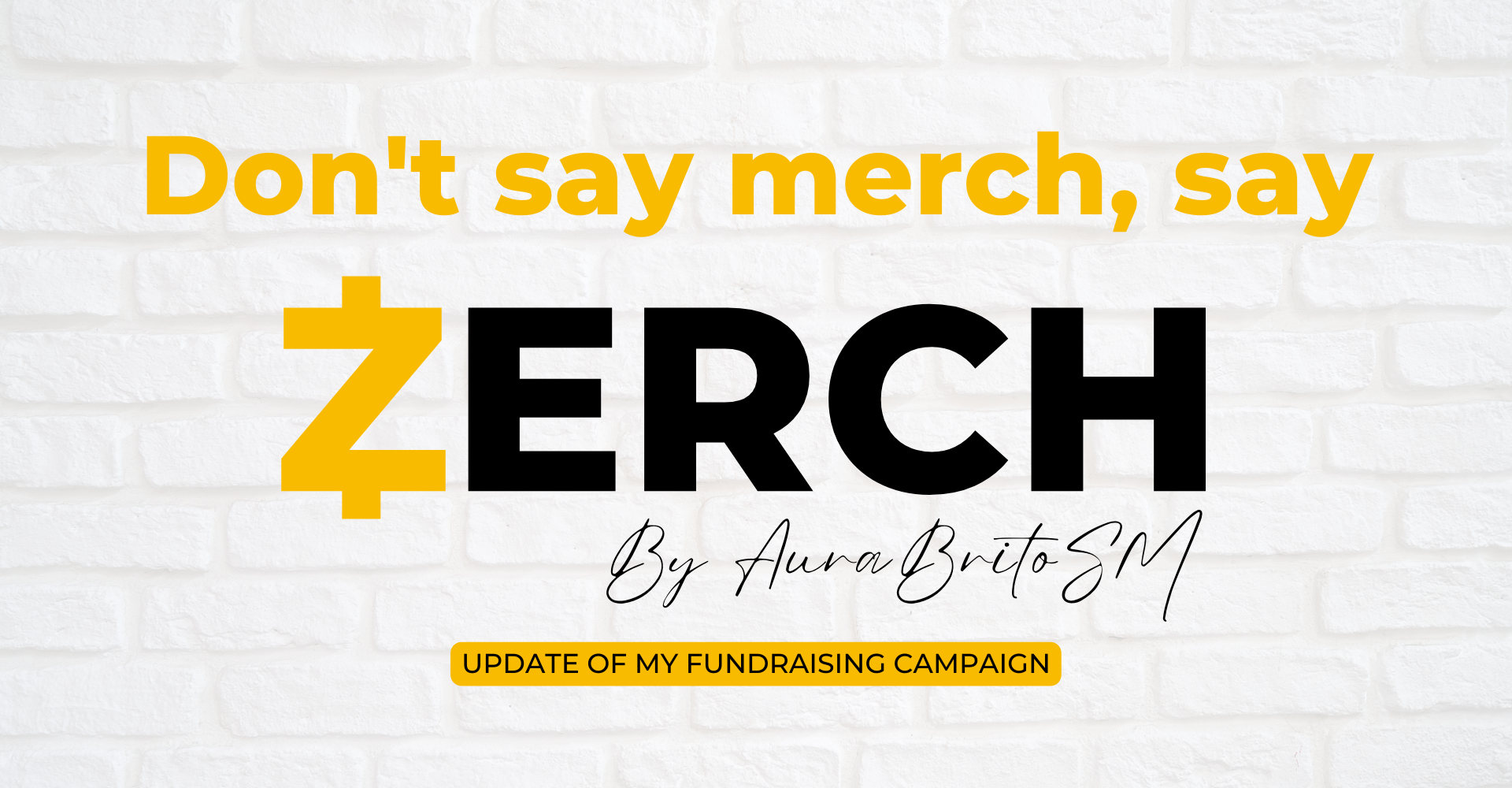 Don't say merch, say Zerch - The Zcash merchandise