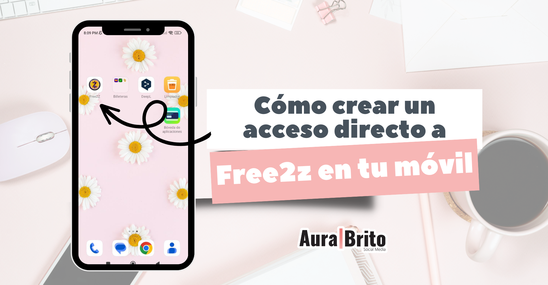 Cómo crear un acceso directo a Free2Z en tu móvil - TutoReel