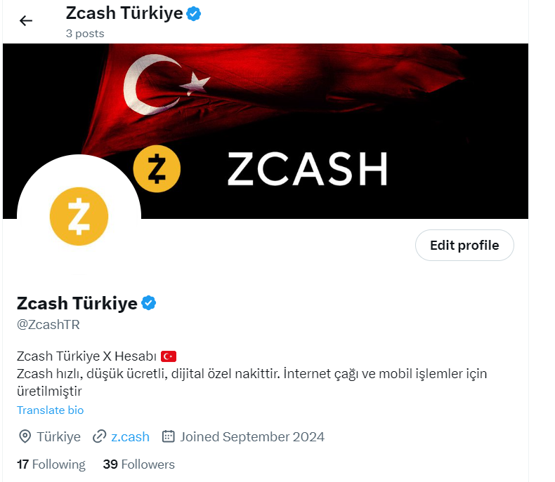 <Zcash Türkiye tr>