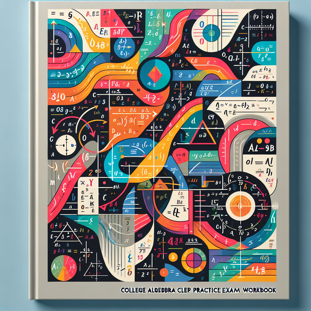 Awesome, tasteful, abstract cover art for a College Algebra CLEP