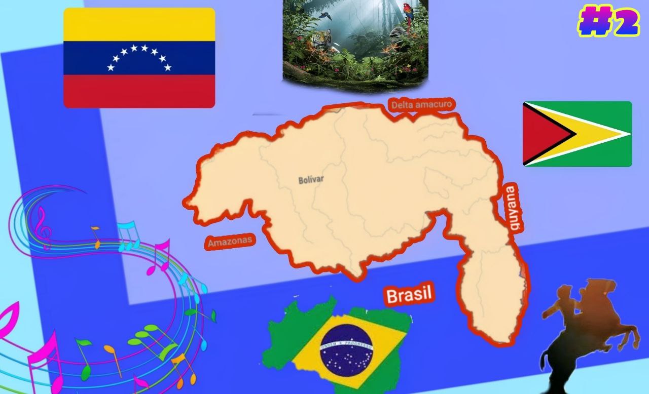Cultura, idioma e historia. - Región Guayana. 🇻🇪 - 🇧🇷. #2