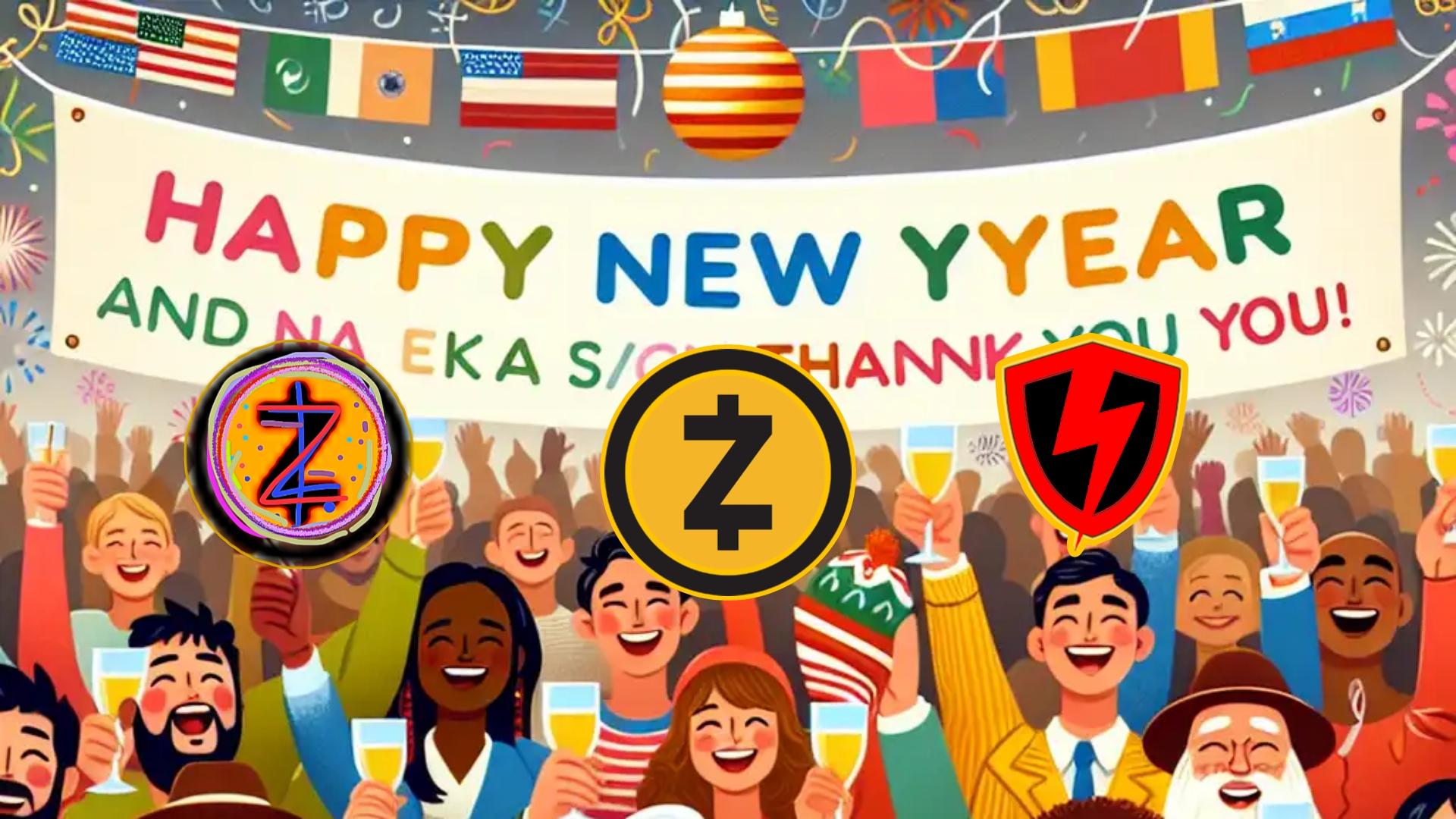 Happy New Year 2025 - Personal Summary of 2024: Thanks to Free2Z, ZkAv Club and Zcash.