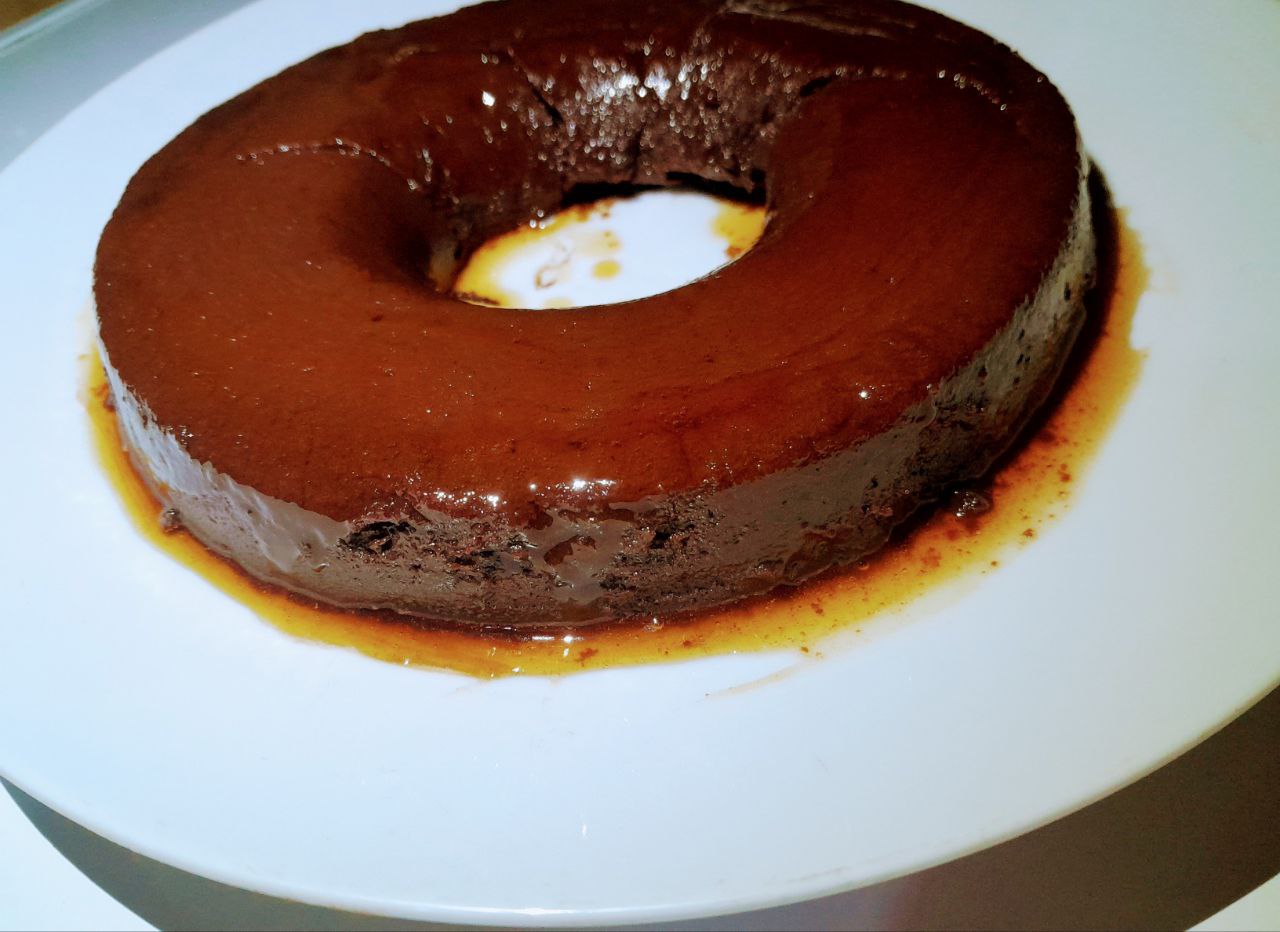 Quesillo o Flan de Chocolate.