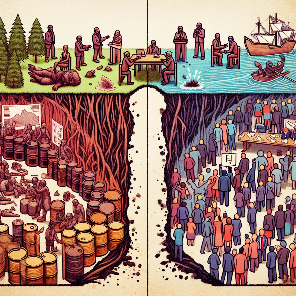 Discordia por los recursos naturales o democracia
