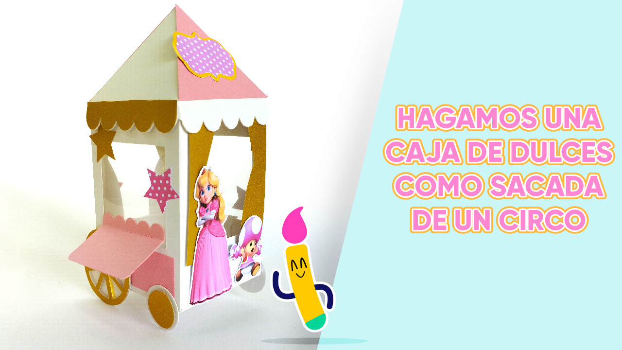 Caja para dulces con temas de circo y Peach de Mario (Resumen de directo)