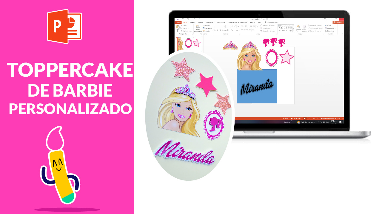 FI for Diseña y arma un toppercake con tema de Barbie (Sin p