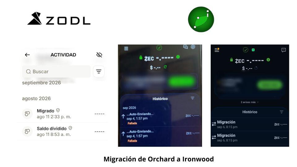 migración de wallets
