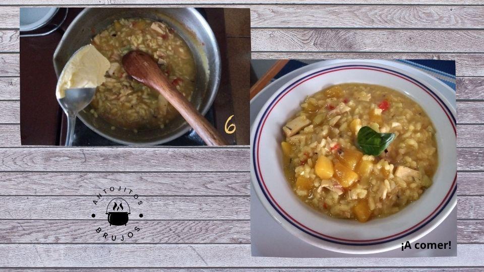 pasos para la receta risotto celebración 10 de zcash 2