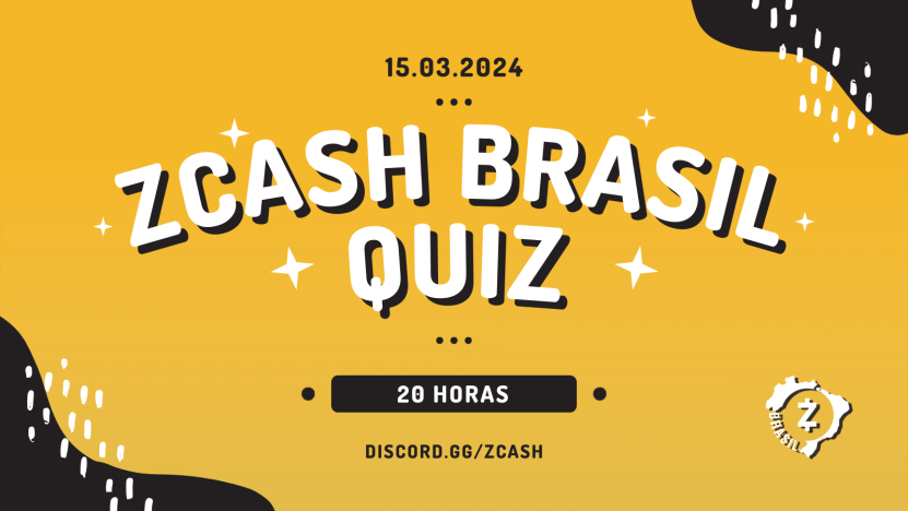 Quizz - Zcash Brasil