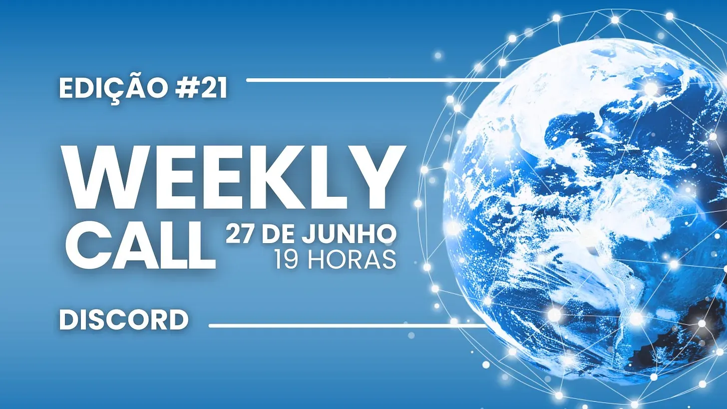 Weekly Call #21 - Dinheiro está morto. Vida longa ao Dinheiro Digital - ECC Updates & muito mais