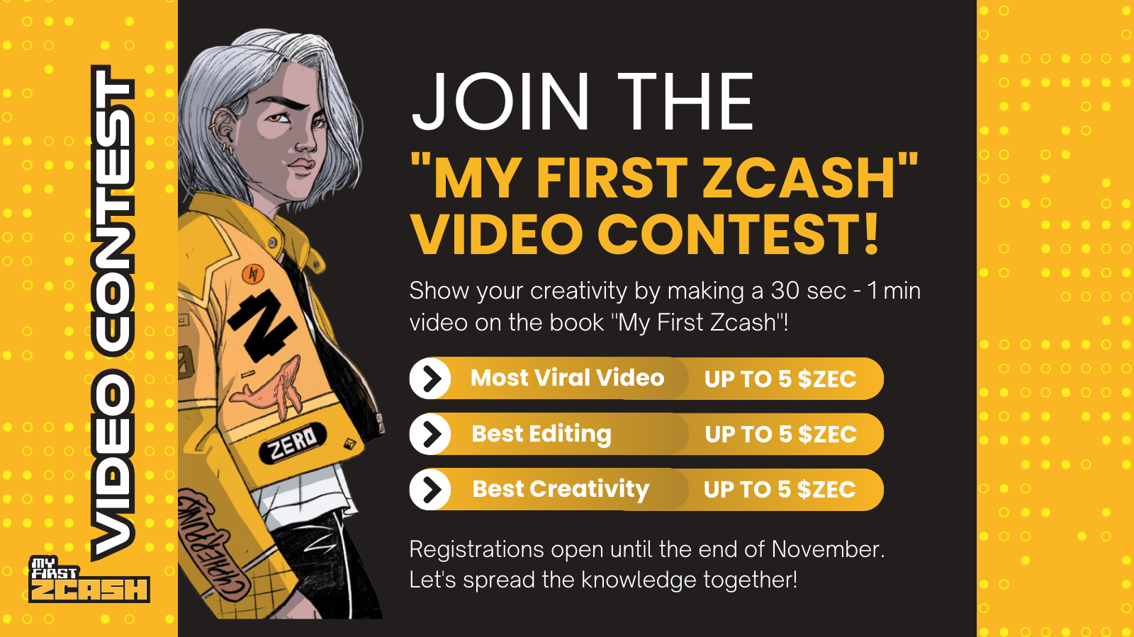 🚀 Participe do Concurso de Vídeo Viral "My First Zcash"! 🚀