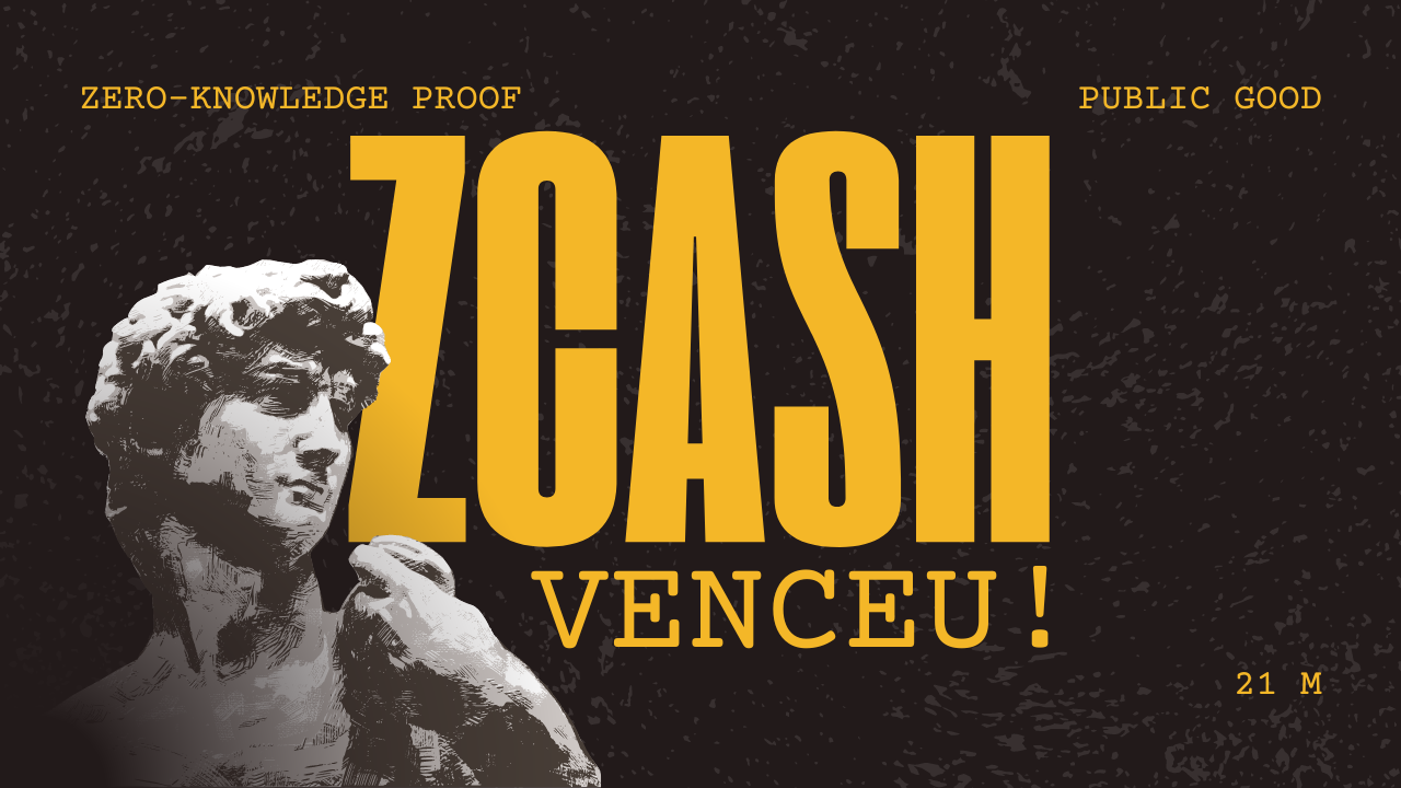 Zcash Está Vencendo!
