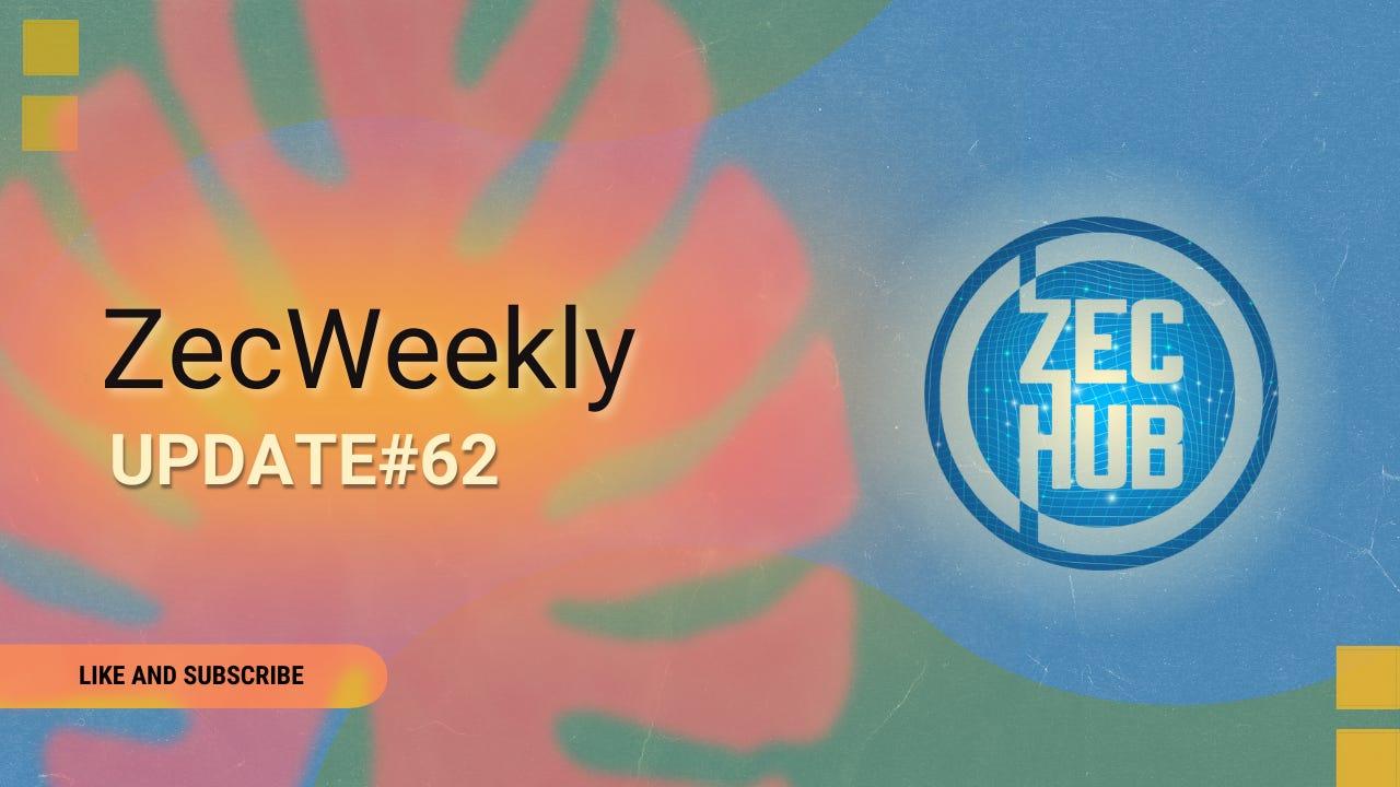 ZecWeekly 62 | ECC Relatório de Transparência, Novo SDK's para Mobile em Beta & ZCAP Adiciona 20 Novos Membros!