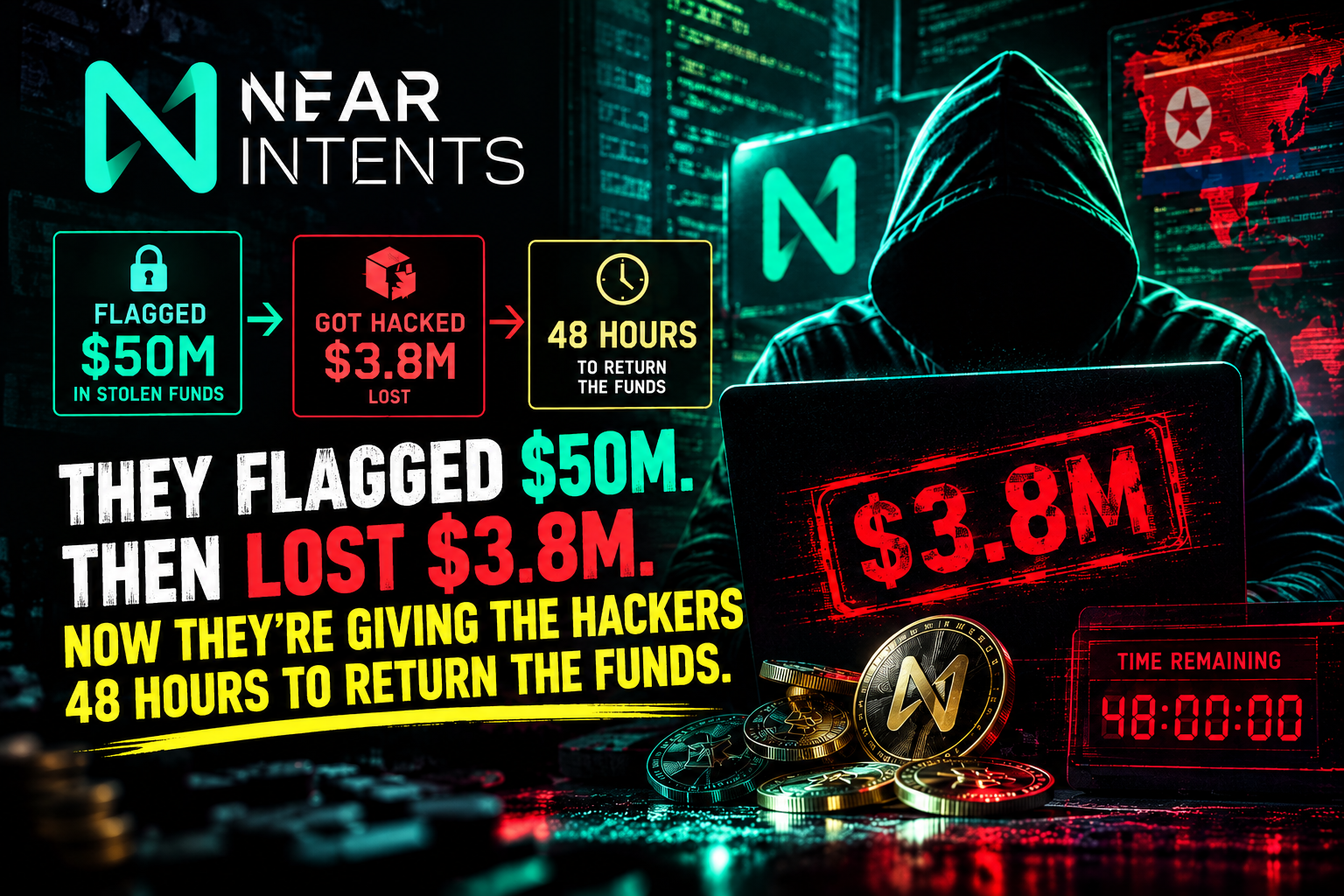 They Flagged $50M. Then Lost $3.8M. Now They’re Giving the Hackers 48 Hours to Return It
