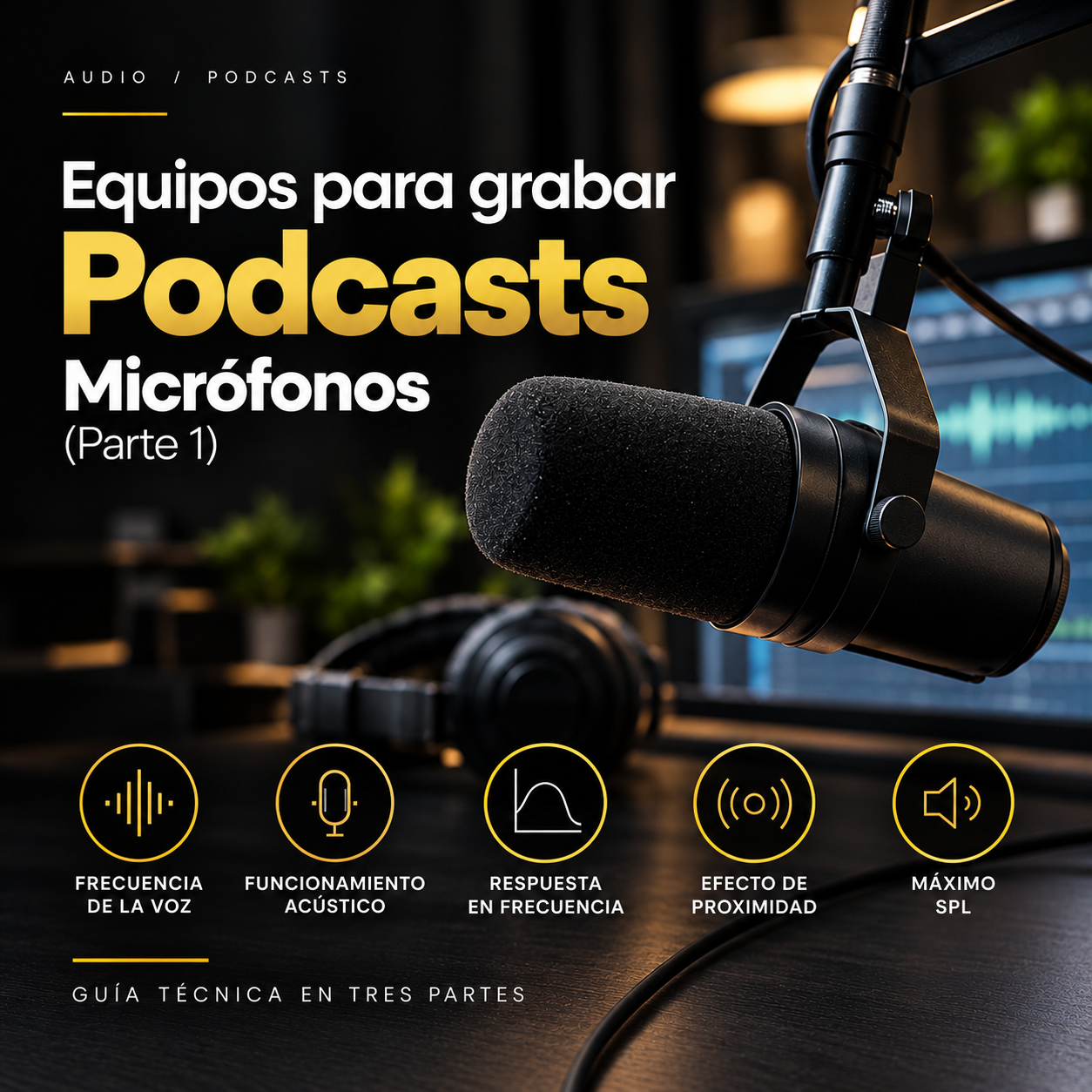 Equipos para grabar Podcasts. Micrófonos (Parte 1)