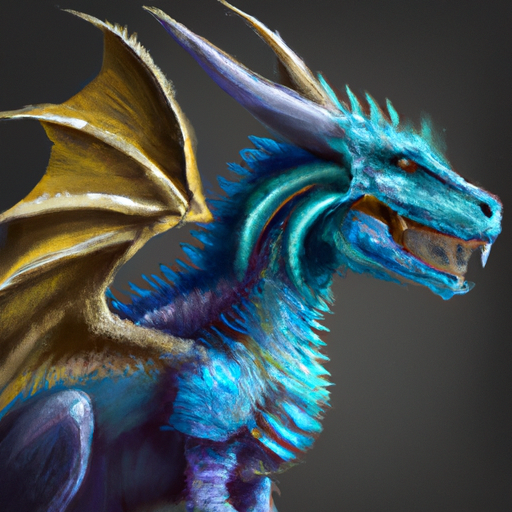 realistic dragon in believable color