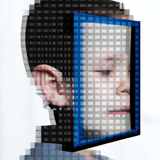 Screen-faced boy: he spent so much time looking at screens that