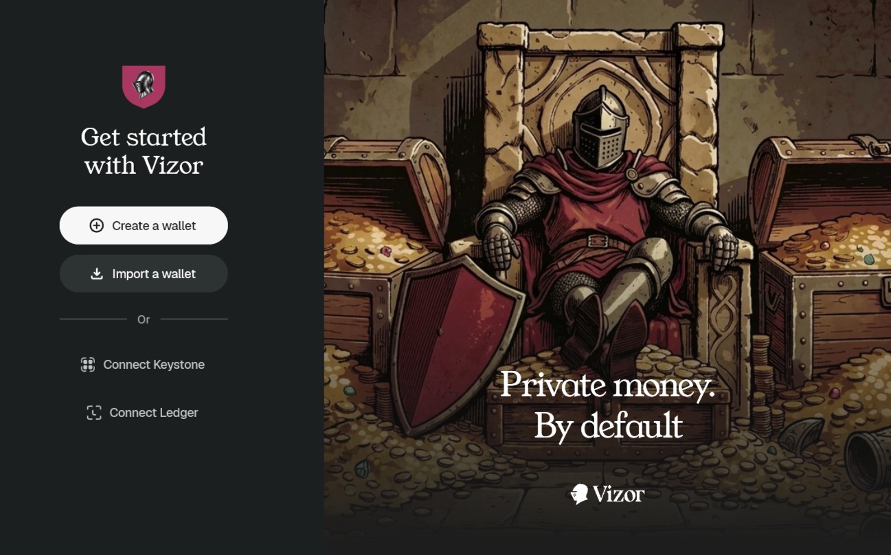 Descubriendo la función Pay (Crosspay) dentro de la Vizor Wallet.