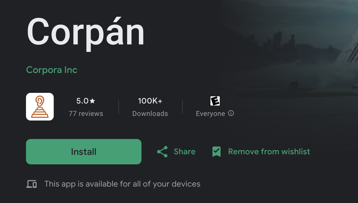 Corpán — pure learning, fully offline