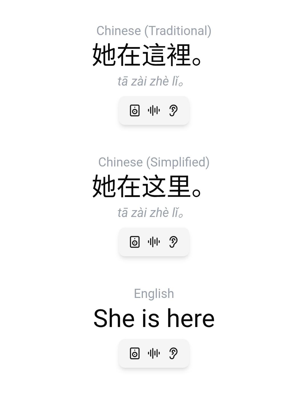 Comparing Simplified and Traditional Mandarin