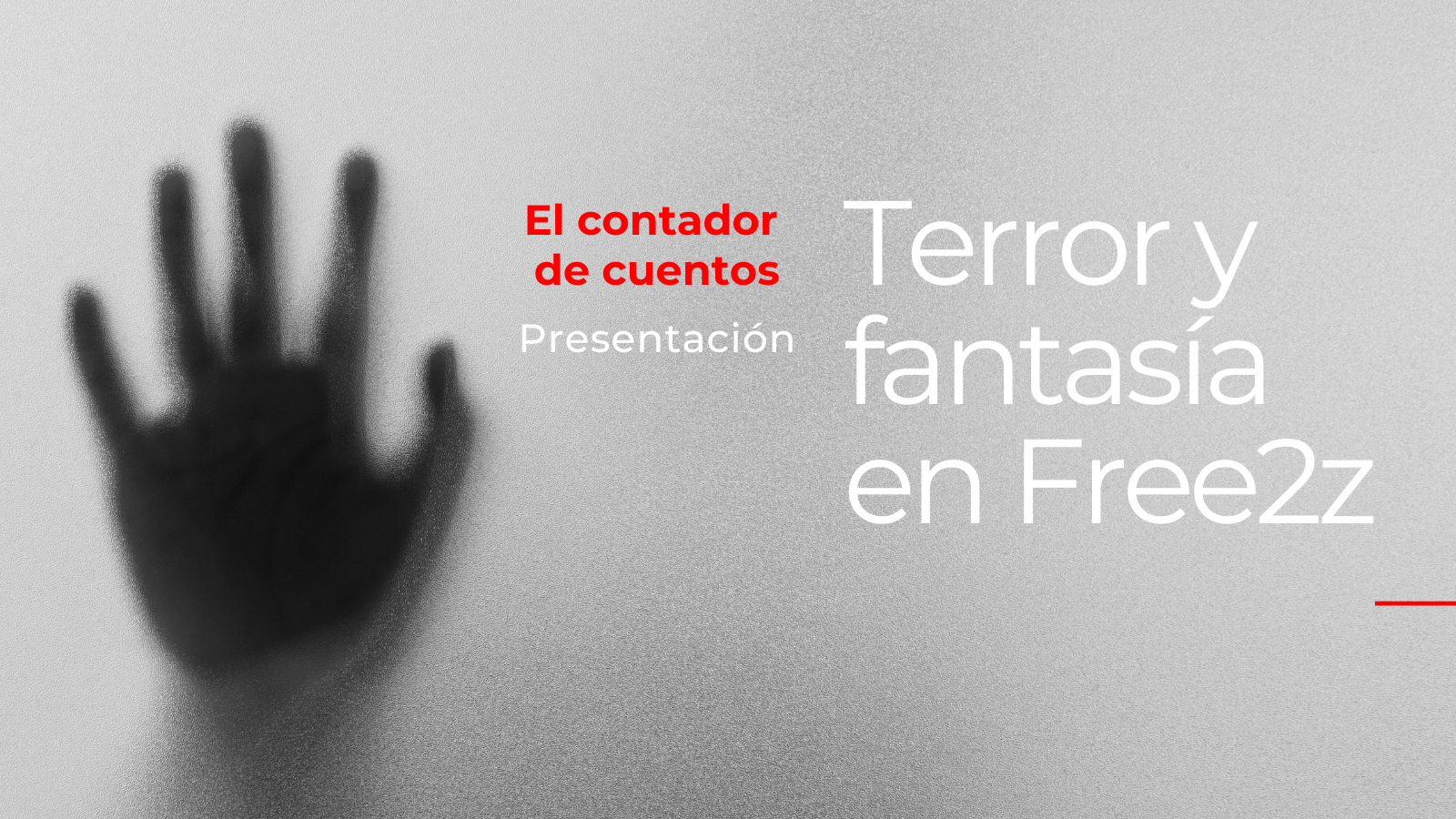 El contador de cuentos se presenta