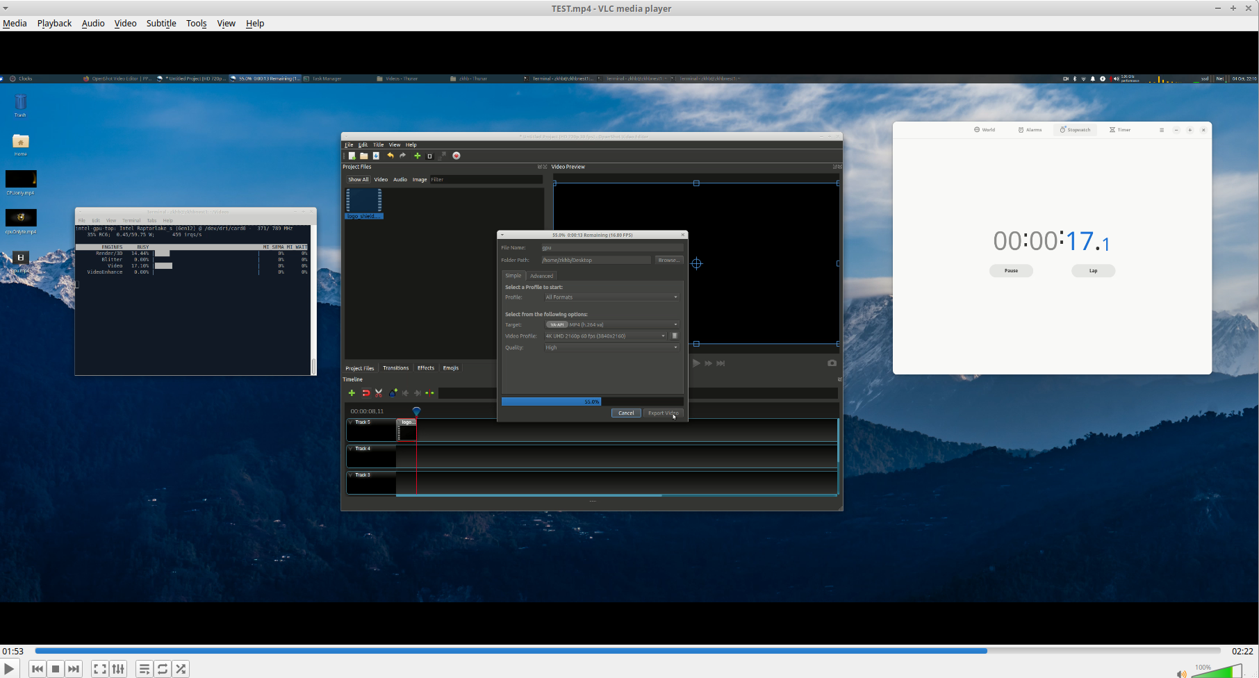 OpenShot with GPU Acceleration