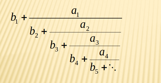 Continued Fractions