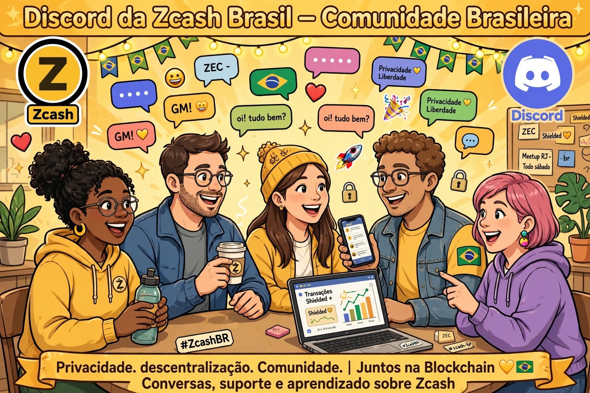O universo Discord da Zcash vamos conhecer um pouco mais