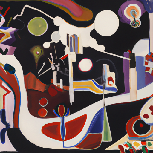 l: Diálogo íntimo, Poesía de la buena' by Wassily Kandinsky