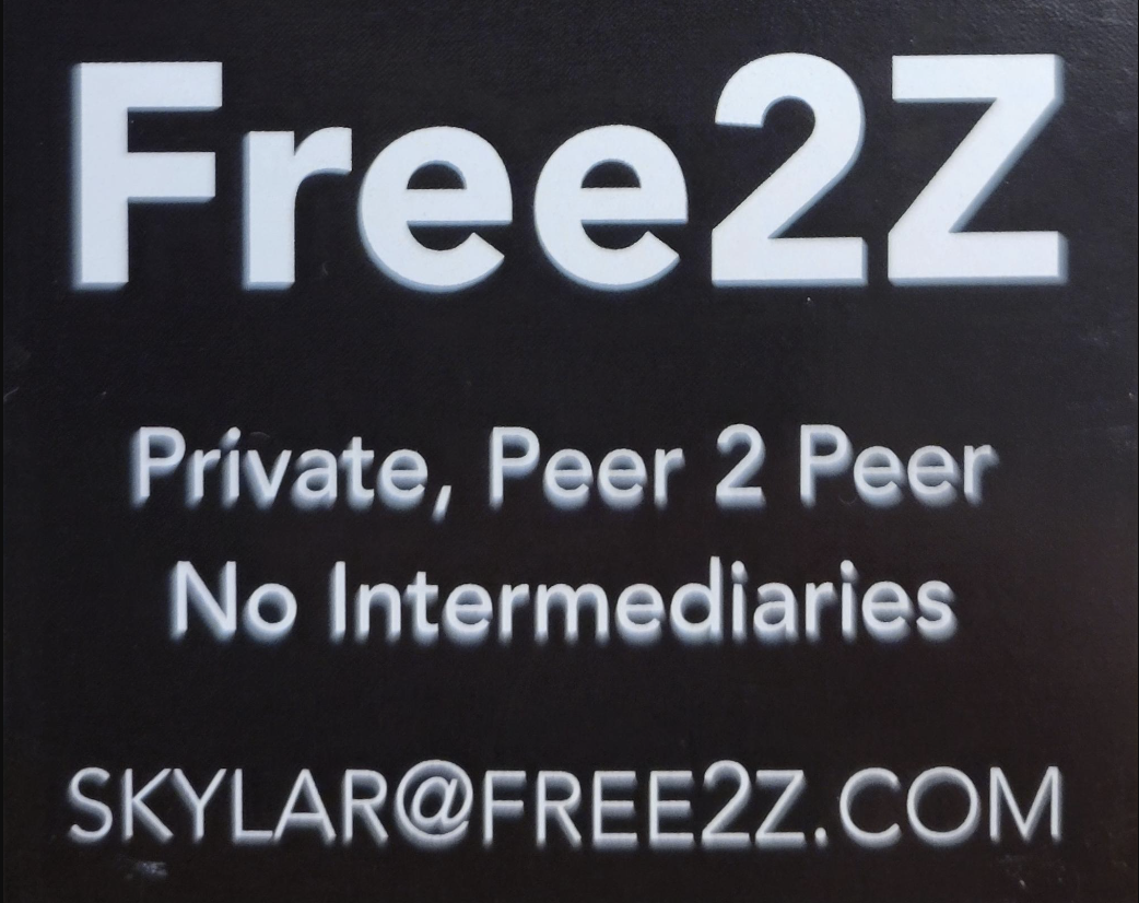 private. p2p. no intermediaries