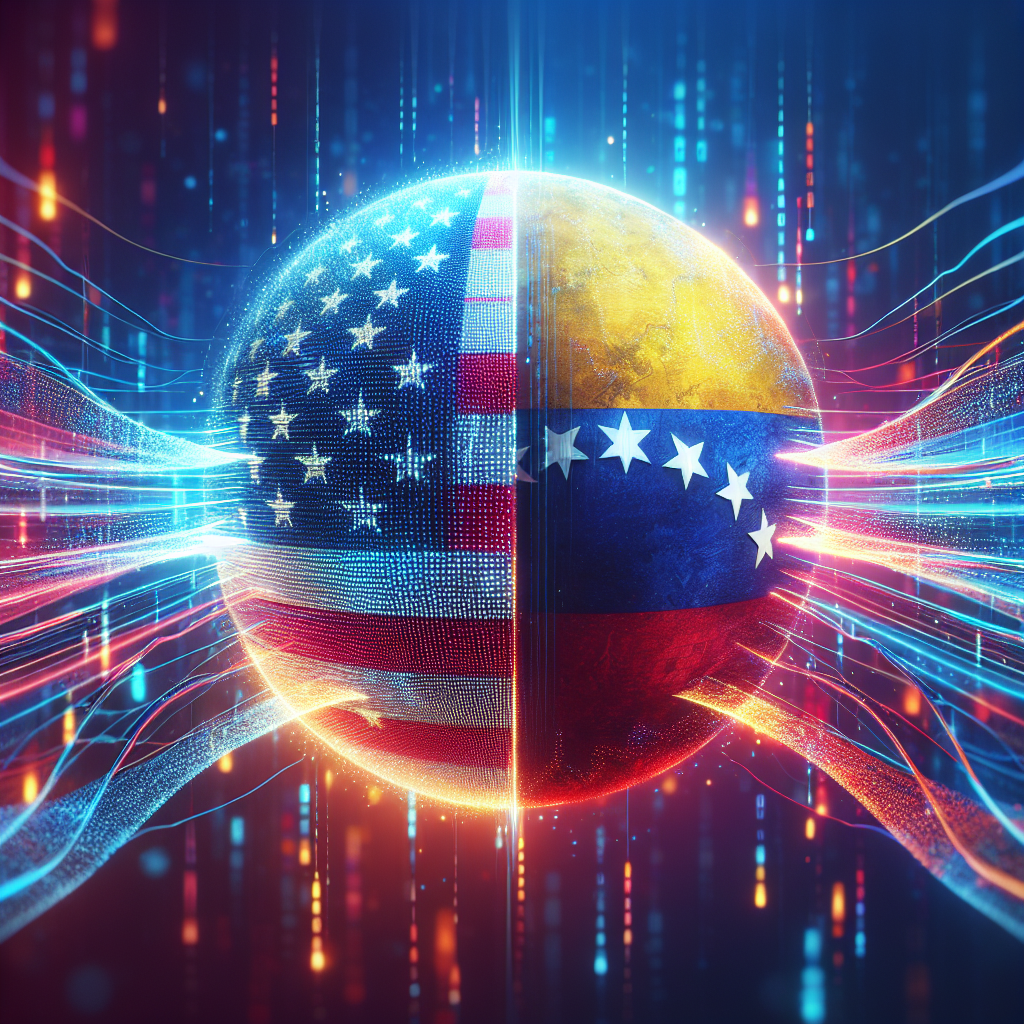 Abstract colorful representation of beneficial trade in digital