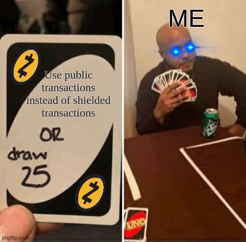 Shielded transactions are the future, always use your Z-address =)
